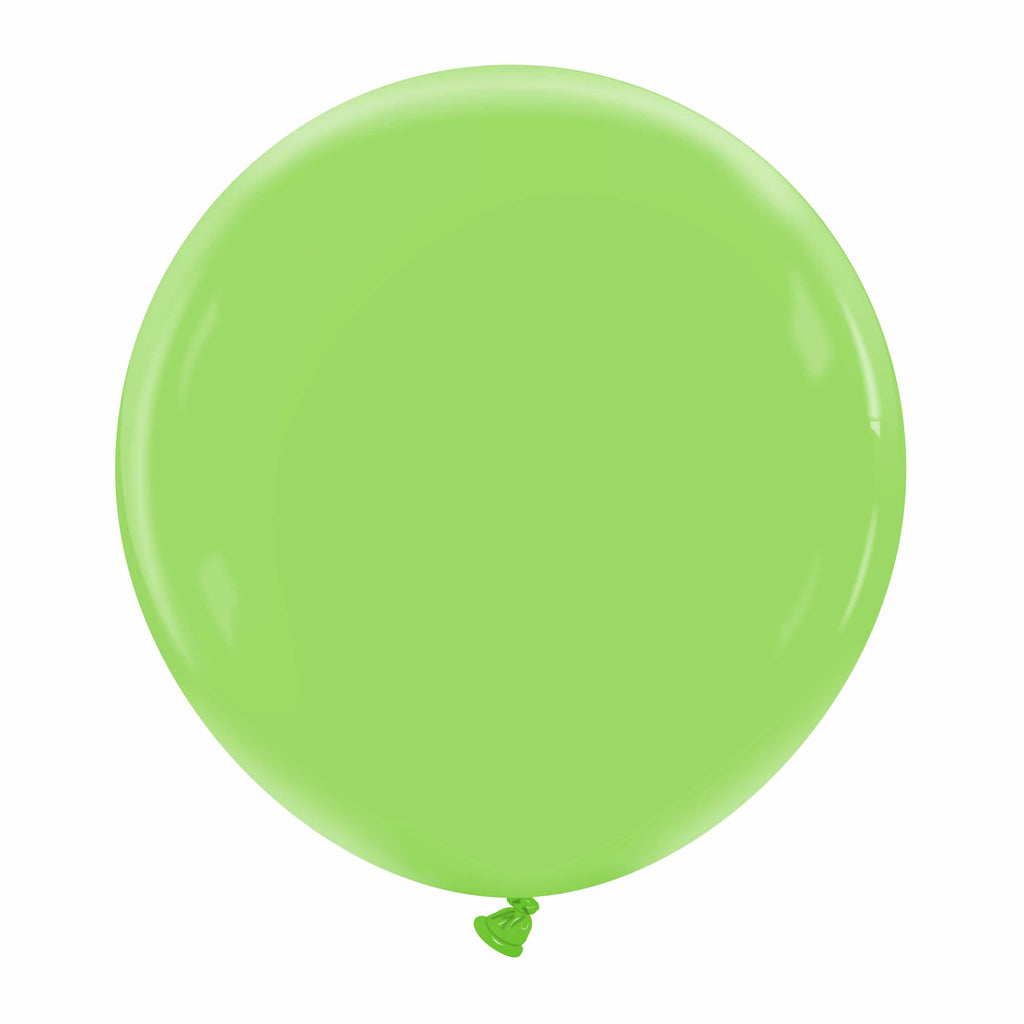 24" Cattex Premium Basil Green Latex Balloons (1 Per Bag)