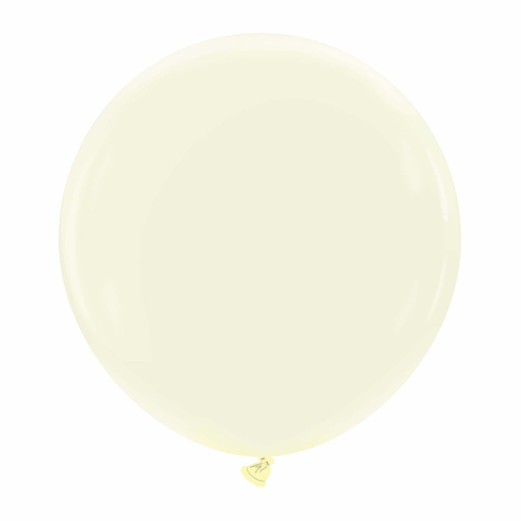 24" Cattex Premium Vanilla Latex Balloons (1 Per Bag)
