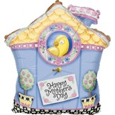 30" Happy Mother's Day Birdhouse Balloon