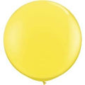 36" Qualatex Latex Balloons (2 Pack) Yellow