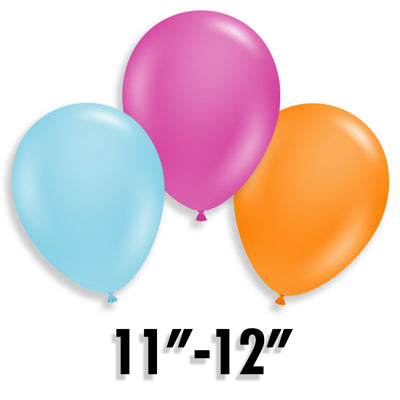 11 to 12 Inch Latex Balloons