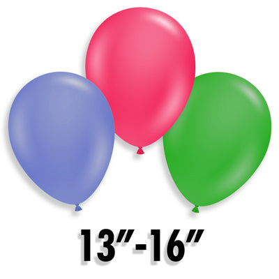 13 to 16 Inch Latex Balloons