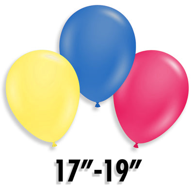 17 to 19 Inch Latex Balloons