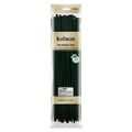 Not Inflated 160K Nozzle Up Kalisan Twisting Latex Balloons Standard Dark Green (50 Per Bag) Manufactured By Kalisan In Turkey for Bargain Balloons