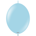 12 inches Kalisan BrandLinked Balloons Together Linking Balloons Called K Link Macaron Blue 50 Per Bag