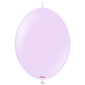 12 inches Kalisan BrandLinked Balloons Together Linking Balloons Called K Link Macaron Lilac 50 Per Bag