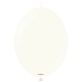 12 inches Kalisan BrandLinked Balloons Together Linking Balloons Called K Link Retro White 50 Per Bag