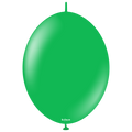 12 inches Kalisan BrandLinked Balloons Together Linking Balloons Called K Link Standard Green 50 Per Bag