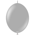 12 inches Kalisan BrandLinked Balloons Together Linking Balloons Called K Link Standard Grey 50 Per Bag