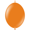 12 inches Kalisan BrandLinked Balloons Together Linking Balloons Called K Link Standard Orange 50 Per Bag