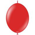 12 inches Kalisan BrandLinked Balloons Together Linking Balloons Called K Link Standard Red 50 Per Bag