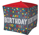  Not Inflated 16 Inches Orbz Clear Bubbly Thank You Foil/Mylar Balloon Manufactured by Anagram Balloons International.