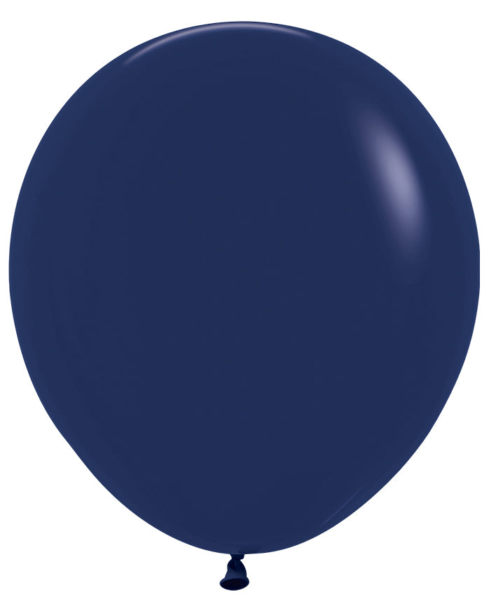 18" Sempertex Latex Balloons (25 Per Bag) Fashion Navy