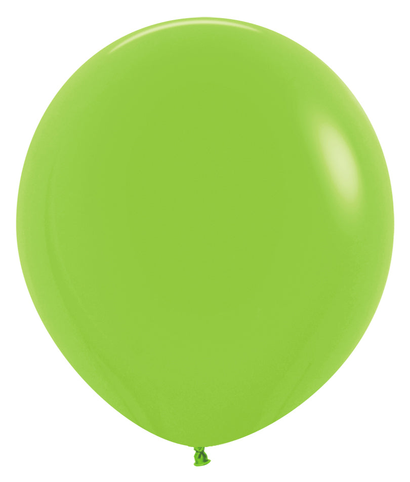 18" Sempertex Latex Balloons (25 Per Bag) Neon Green