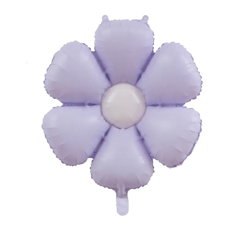 Not Inflated 19 Inches Airfill Only Macaron in the Color Lavender Daisy Flower Balloon Imported By Color Wheel