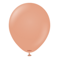 11223512 12 inches kalisan latex balloons standard clay pink 50 per bag