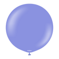Color Code:2355 Standard Periwinkle 24 Inch With Logo Showing Kalisan Brand Uninflated Latex Balloons