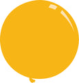 36" Deco Golden Yellow Orange Decomex Latex Balloons (5 Per Bag)