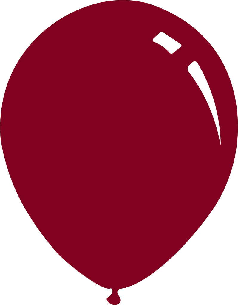 26" Deco Burgundy Decomex Latex Balloons (10 Per Bag)