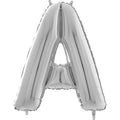 26" Midsize Letter Shape A Silver Foil Balloon