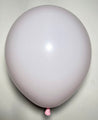 An 18″ Deco Fade Pink Decomex Latex Balloon from Decomex is shown inflated against a plain white background, with the tied end positioned at the bottom.