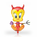 30" Widdle Devil Tweety Balloon – No Neck