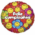 36" Feliz Cumpleaños - Square Cropped