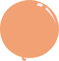 36" Deco Peach Decomex Latex Balloons (5 Per Bag)