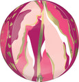 Uninflated 16" Orbz Happy Valentine's Day Abstract Marble Foil Balloon Made By Anagram Amscan Leader in Foil Balloons/MD