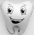 Not Inflated 17" Smiling Tooth Foil Balloon Brand Name MylarGram