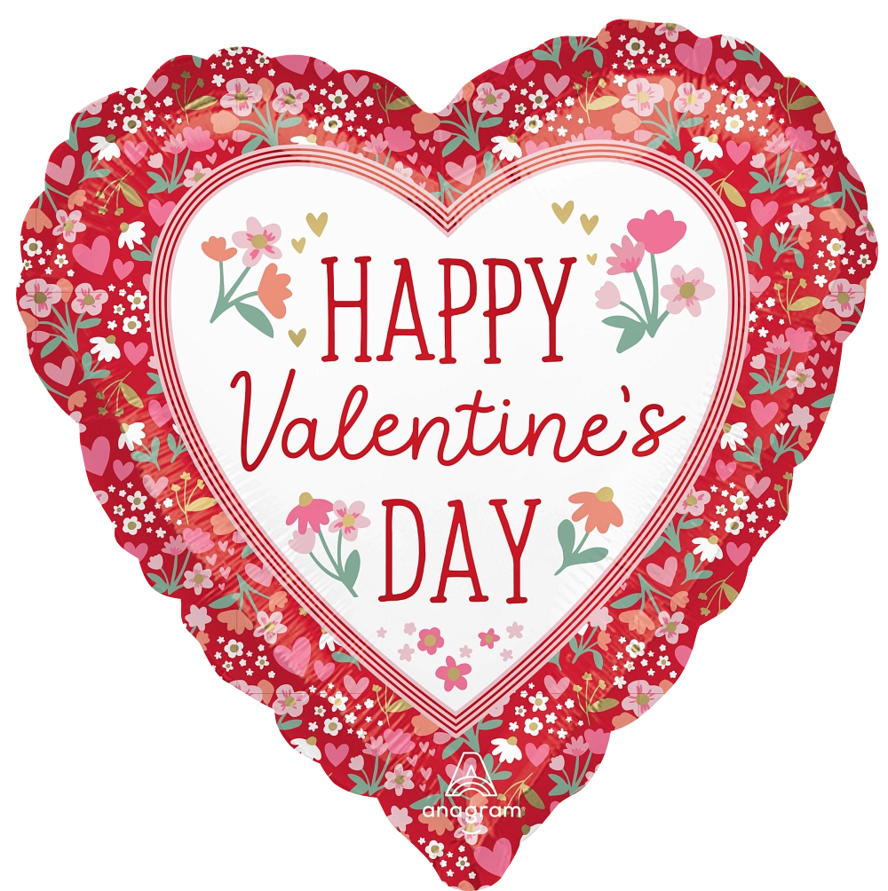 46362 Boho Valentines Day foil balloons anagram 