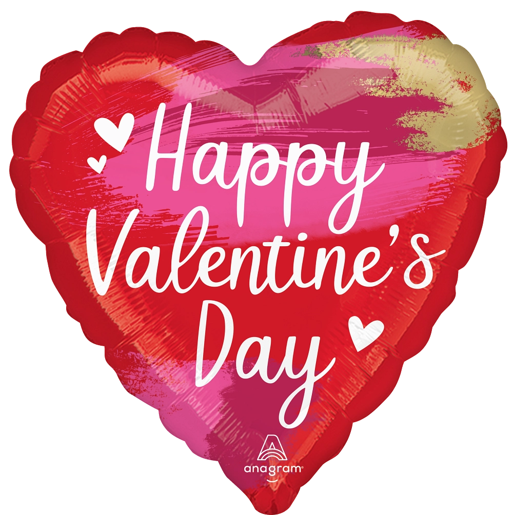 46365 Happy Valentines Day Artistic Touch foil balloons anagram 