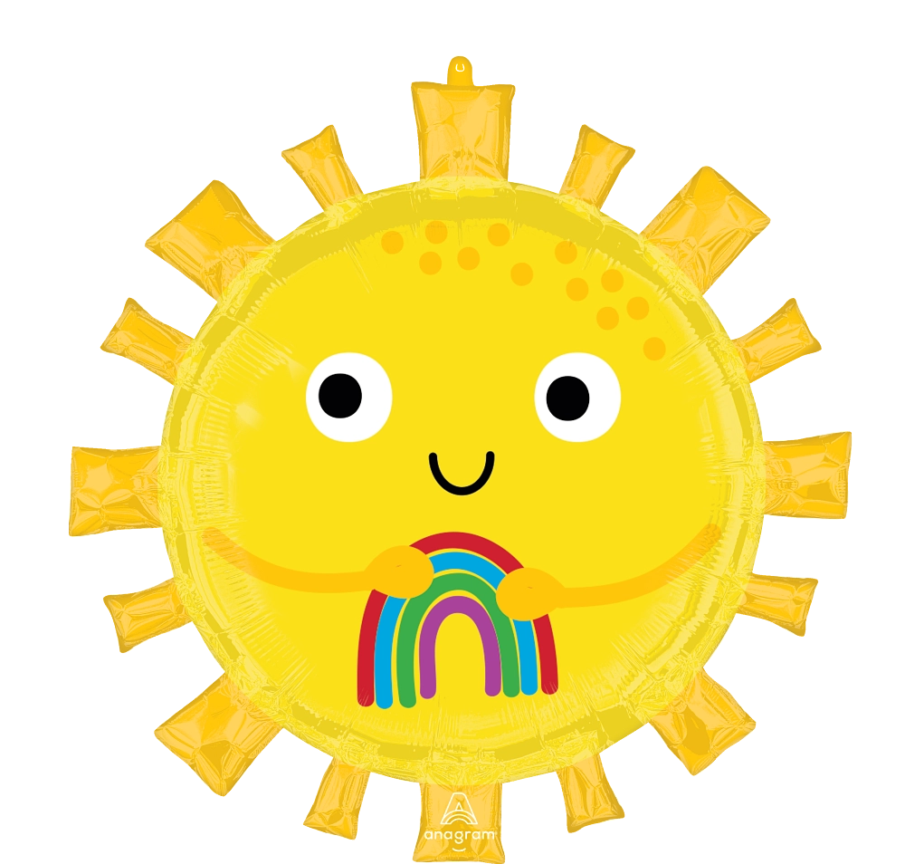 46762 Happy Sun foil balloons anagram 