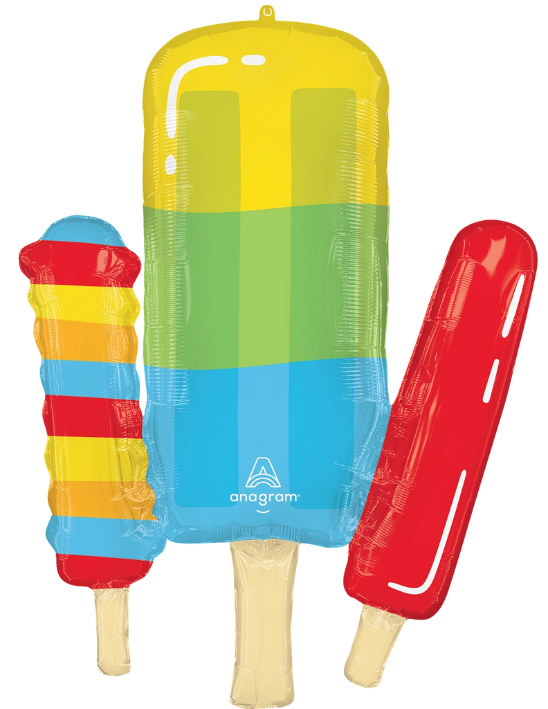 46773 Pool Party Popsicle foil balloons anagram 