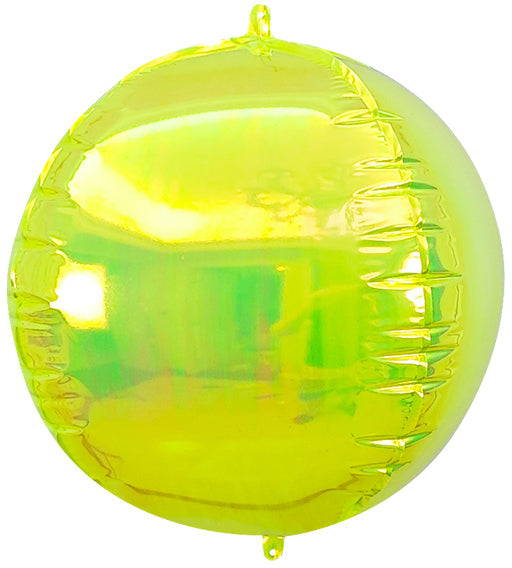 12 Inches Airfill Decor Only Pearl Lustrous Iridescent Green Round Sphere Like Orbz Balloons 