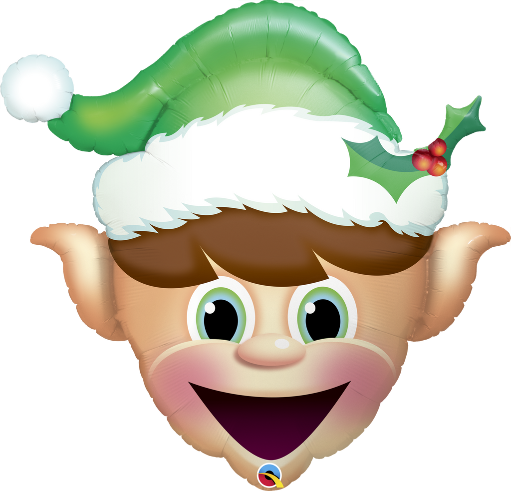 35 Inches Christmas Elf Foil Balloon Made by Qualatex