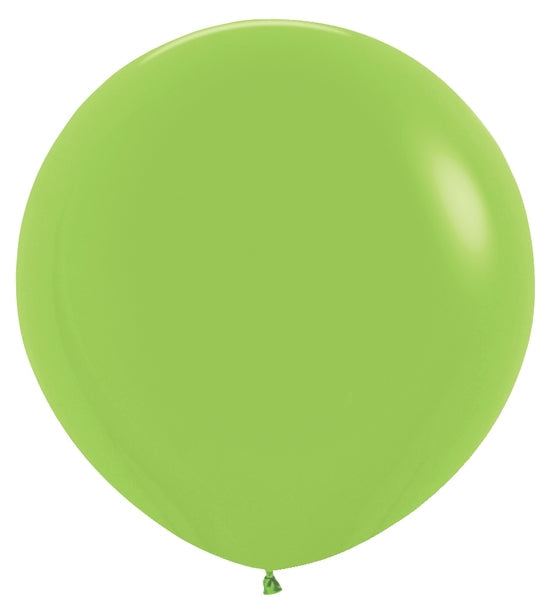 24" Sempertex Latex Balloons (3 Per Bag) Deluxe Key Lime Green