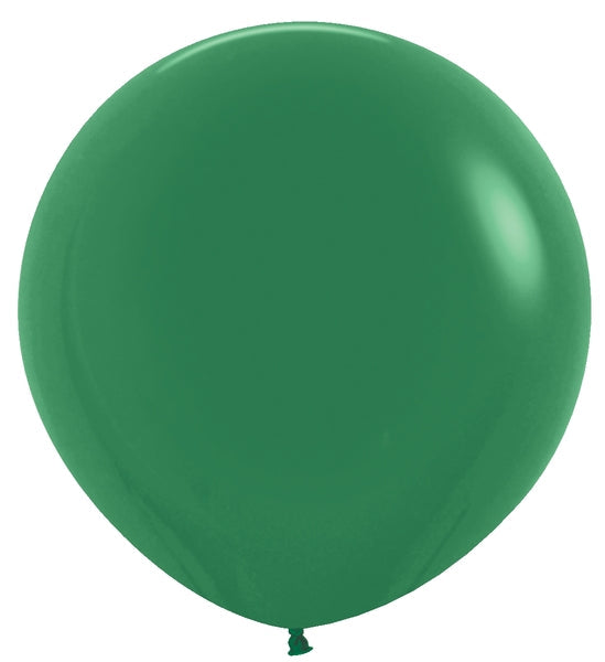 24 Inches Latex Balloons (3 Per Bag) Fashion Forest Green Sempertex Uninflated