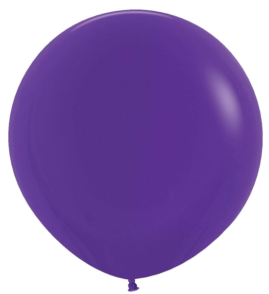 24 Inches Latex Balloons (3 Per Bag) Fashion Violet Sempertex Uninflated