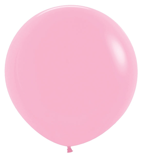 24 Inches Latex Balloons (3 Per Bag) Fashion Bubblegum Pink Sempertex Uninflated