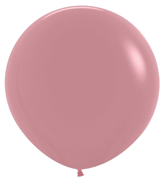 24 Inches Latex Balloons (3 Per Bag) Deluxe Rosewood Sempertex Uninflated