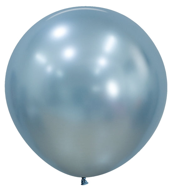 Not Inflated 24" Sempertex Latex Balloons (10 Per Bag) Silk Arctic Blue Manufactured By Semptetex Balloons Online Mississauga