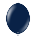 6 inches Kalisan BrandLinked Balloons Together Linking Balloons Called K Link Standard Navy 50 Per Bag