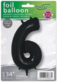 El globo número 6 negro Oaktree de 34" viene empaquetado con el logotipo de Oaktree, instrucciones de inflado y una bandera británica que indica que está fabricado en el Reino Unido.