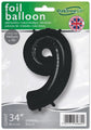 El globo Oaktree 34" Number 9 Black Foil, fabricado en el Reino Unido, puede llenarse con helio o aire y viene empaquetado para mayor comodidad.