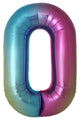 Inflated Balloons to 32". Number "0" Slimmer Design compared to other. Brands and Sizes. Color Gradient. Brand Flexmetal