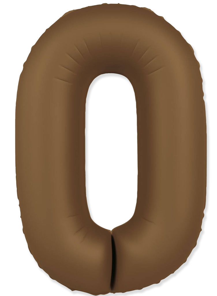 Not Inflated 32 Inches Number 0 Slimmer Design Matte Chocolate Brown  Manufactured by Flexmetal