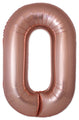 Inflated Balloons to 32". Number "0" Slimmer Design compared to other. Brands and Sizes. Color Rose Gold. Brand Flexmetal