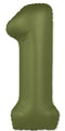 Not Inflated 32 Inches Number 1 Slimmer Design Matte Olive Green Manufactured by Flexmetal