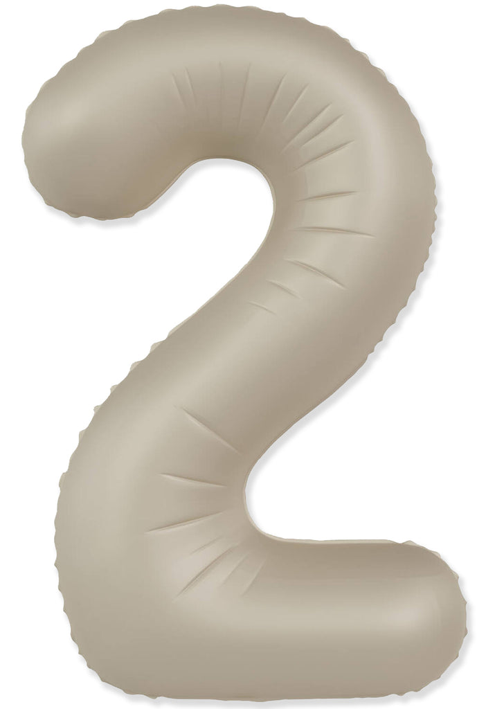 Not Inflated 32 Inches Number 2 Slimmer Design Matte Creamy Latte Manufactured by Flexmetal